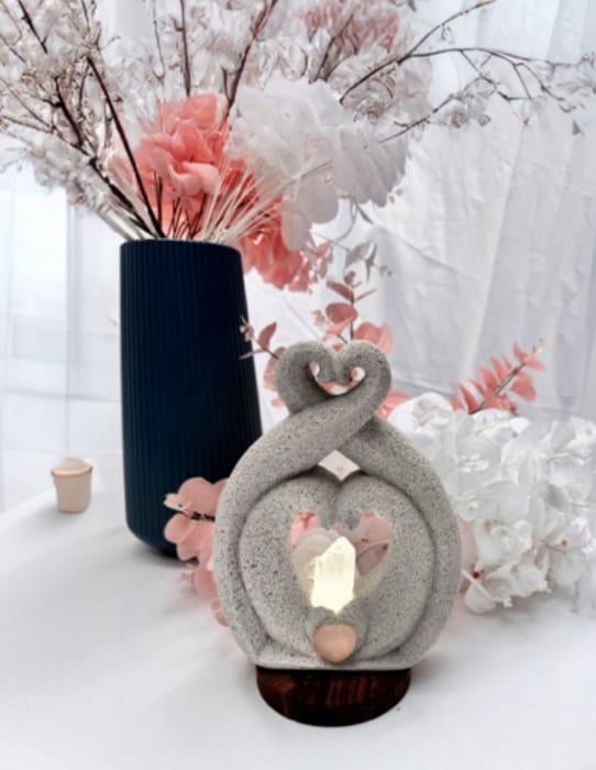 Clear Quartz Crystal Light