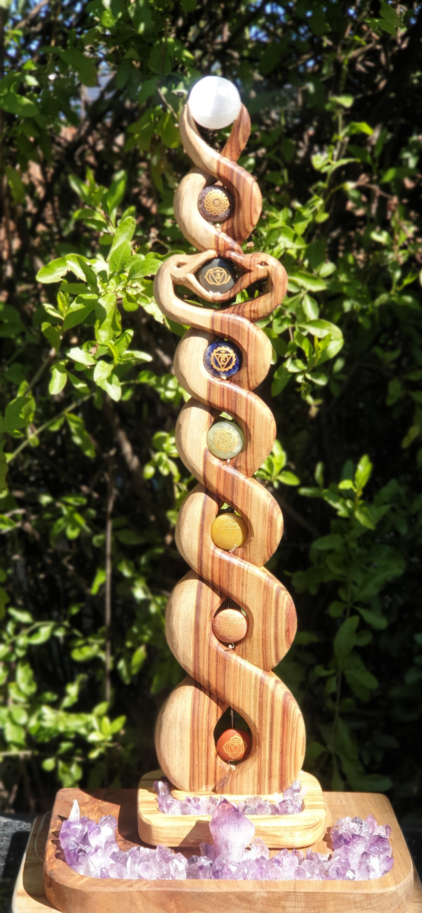Healing Crystal Tower Light