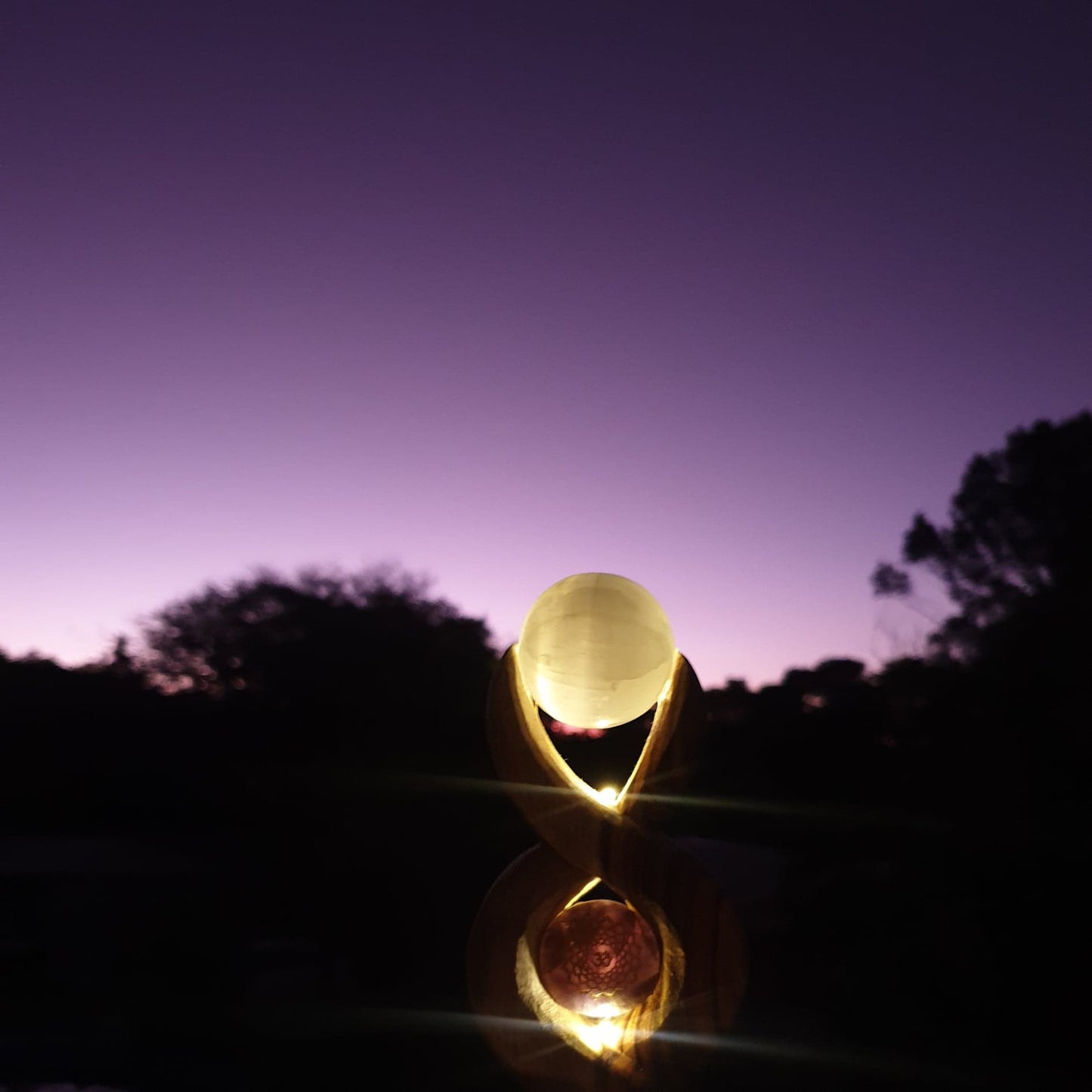 Healing Crystal Tower Light