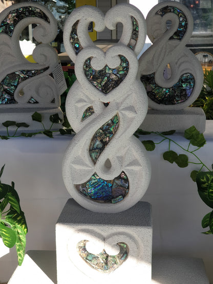 Forever Loved koru heart base