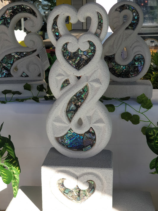 Forever Loved koru heart base