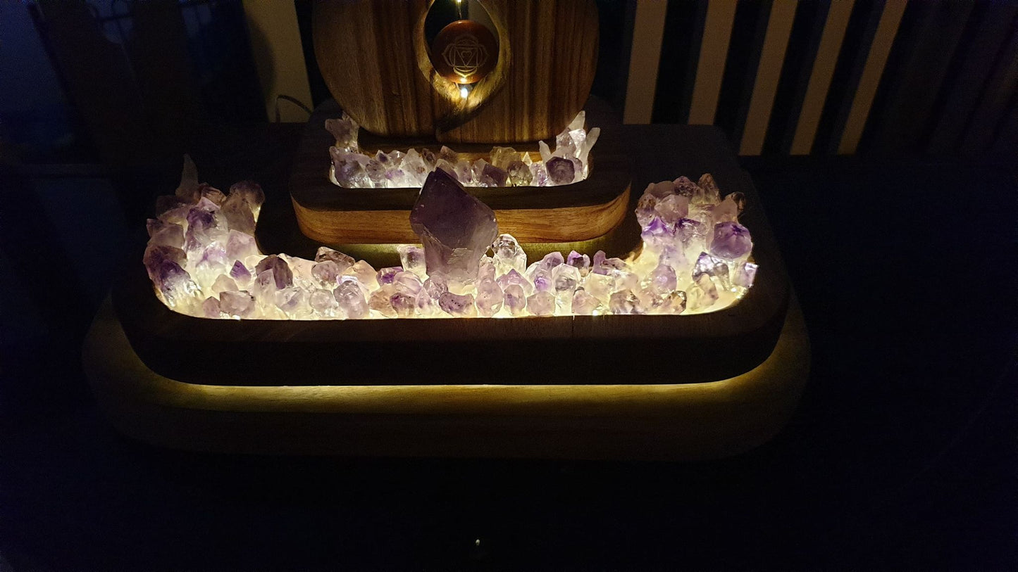 Healing Crystal Tower Light